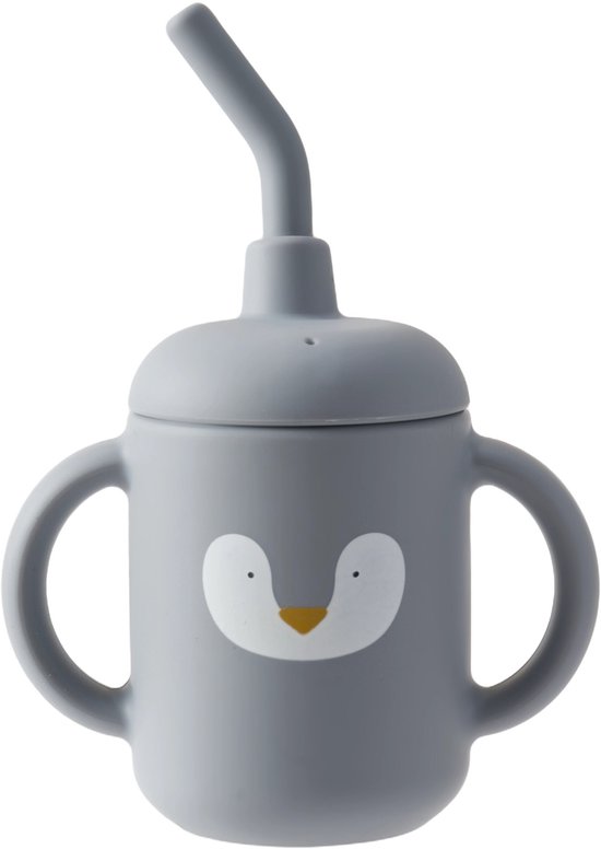 BLEMI Siliconen Kinderservies Set Blauw - 8 delig - Kinderservies - Babyservies - BPA vrij - Kraam Cadeau - Baby Cadeau van BLEMI — afbeelding 3