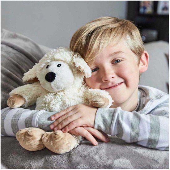 Sheep White - Coussin chauffant mouton blanc lavande Couleur: écru