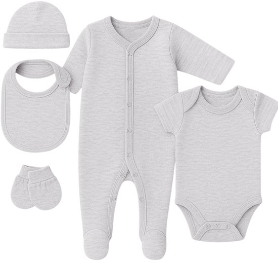 Just Too Cute - Ensemble 5 pièces pour Bébé - Grijs - Taille 56/62