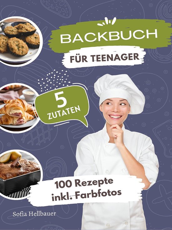 Backbuch für Teenager 5 Zutaten - cover