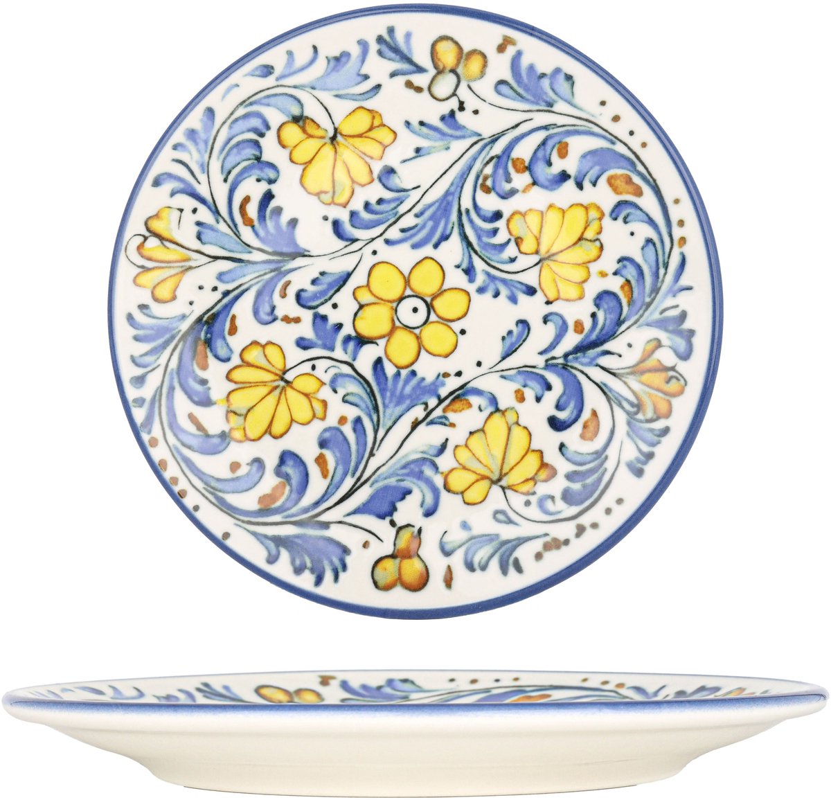 Bonna Dessertbord - Albufera - Porselein - 21 cm - set van 6