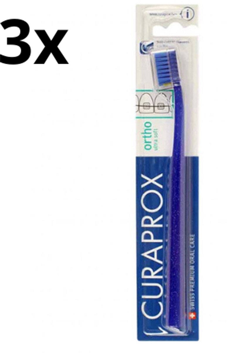 3x Curaprox CS 5460 Ortho Ultra Soft Tandenborstel