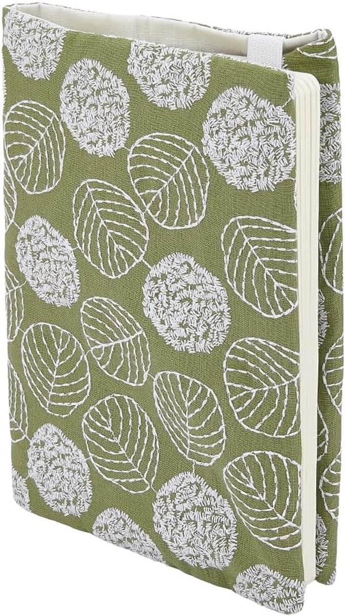 A5 Boekhoezen 22 x 15.5 cm - Olijf Wasbare Katoenen Boekhoezen - Zachte Stof Beschermende Covers voor Hardcover, Romans, Lezers, Cadeau