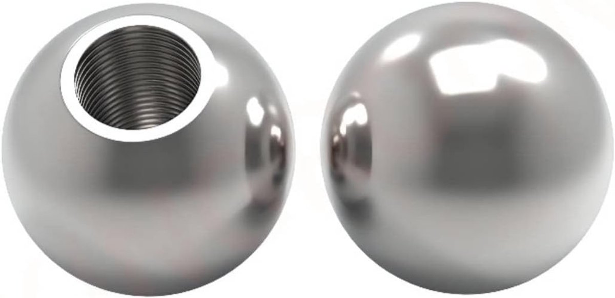 20 stuks stalen kogels met schroefdraad- 10 mm vervangende chroomstalen kogels- M4-schroefdraad voor Kossel K800 3D-printer magnetisch kogelkopsysteem