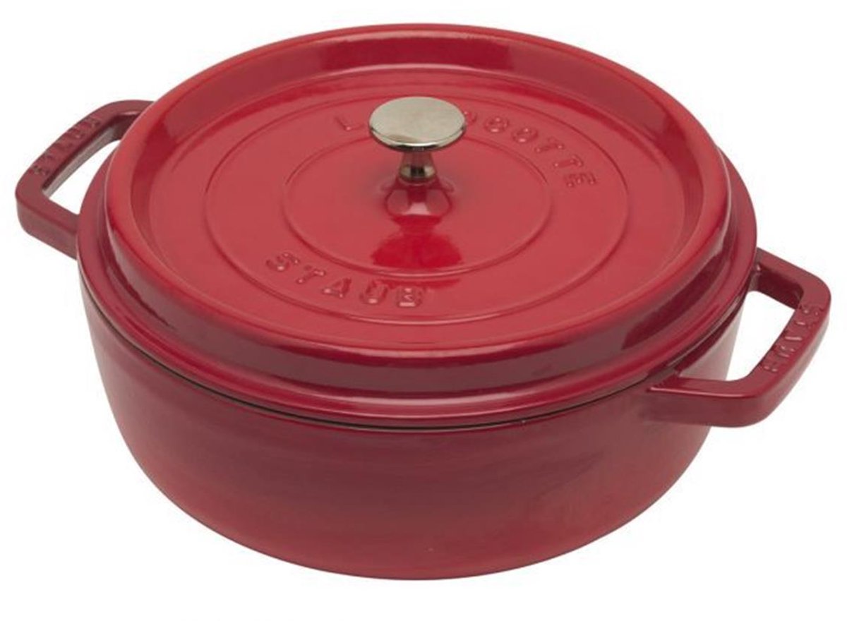 Staub Braadpan Gietijzer Rood - Ø 26 cm