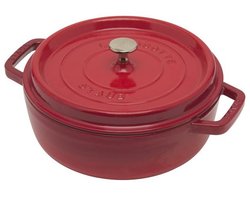 Staub Braadpan Gietijzer Rood Ø 26 cm