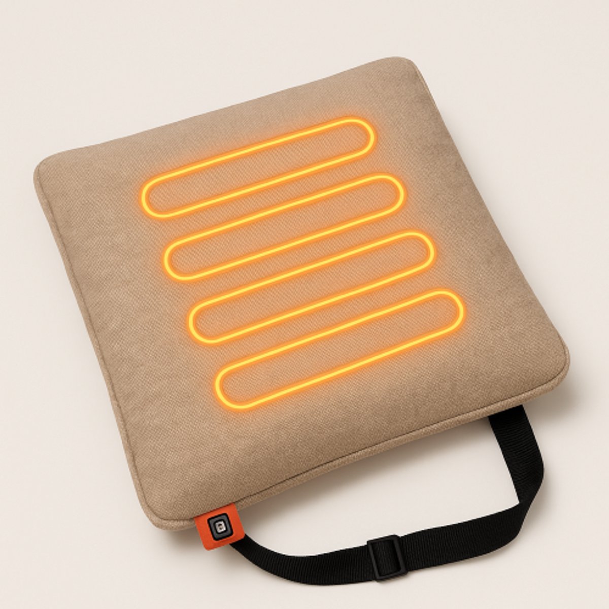 Verwarmd stoelkussen - Warmtekussen - Stoelverwarming Outdoor heated pillow - 40x40 cm - 100% polyester