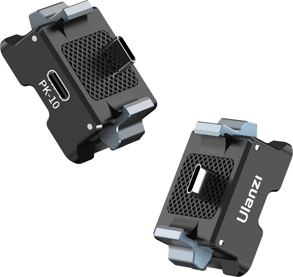 Ulanzi PK-10 5-in-1 Base Plate - Basisplaat voor DJI Osmo Pocket 3 - met USB-C Oplaadpoort - Arca-Swiss & 1/4" Aansluiting - Aluminium
