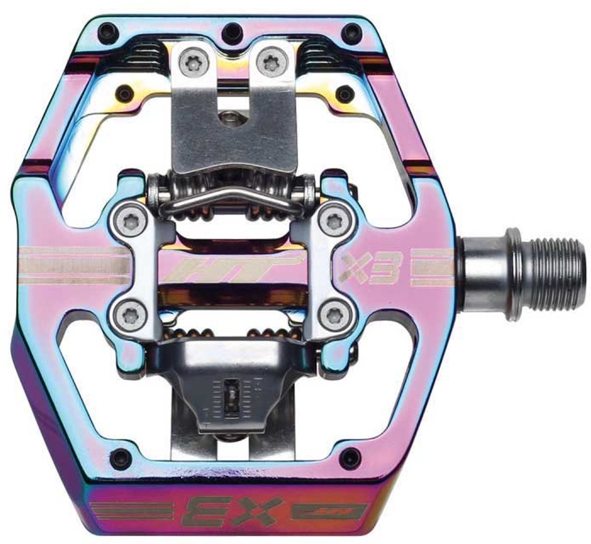 Ht Components X3 Pedalen Zilver