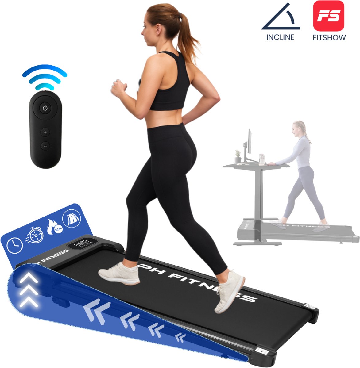 PH Fitness Loopband - 8 km/u - Incline - PH - €134,99