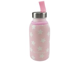 Olmitos Stainless Steel 350ml Fles Roze Meisje