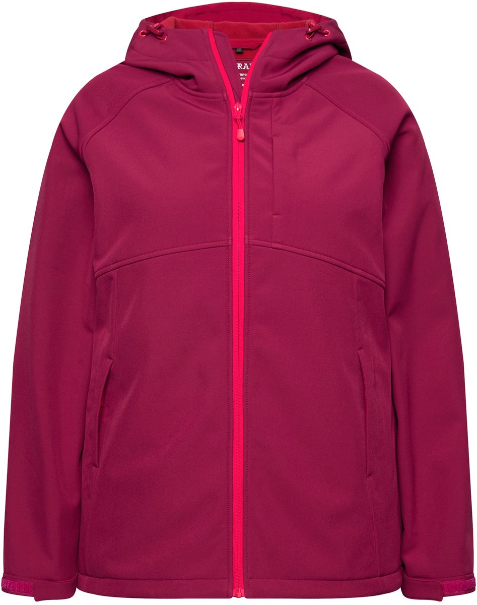 Grote Maten Softshelljas, Dames, rood, Maat: 42/44, Polyester, Ulla Popken