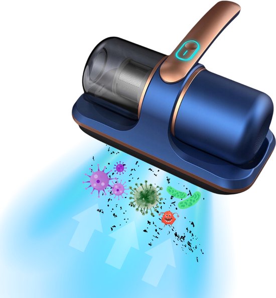 Klikkopers® Cleaner Pro Stofzuiger Blauw voor Matras - Klikkopers® - €49,95