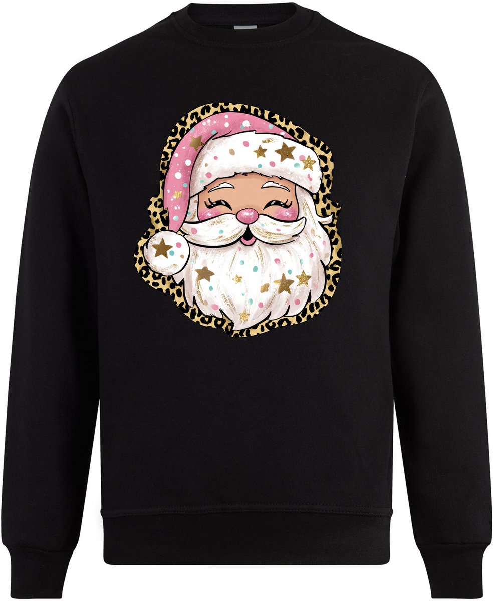 Cute Santa Kersttrui - Dames Heren - Unisex - Kerst Cadeau - Grappig - Foute Kersttrui - Maat S