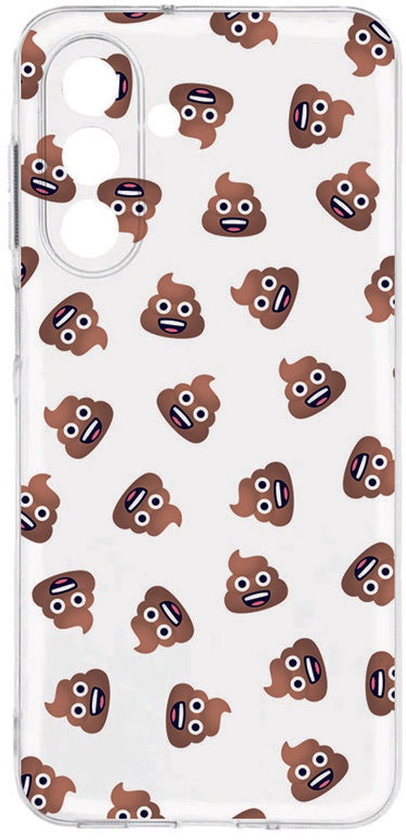 TPU Hoesje Samsung Galaxy A17 - Poep Emojis Backcover
