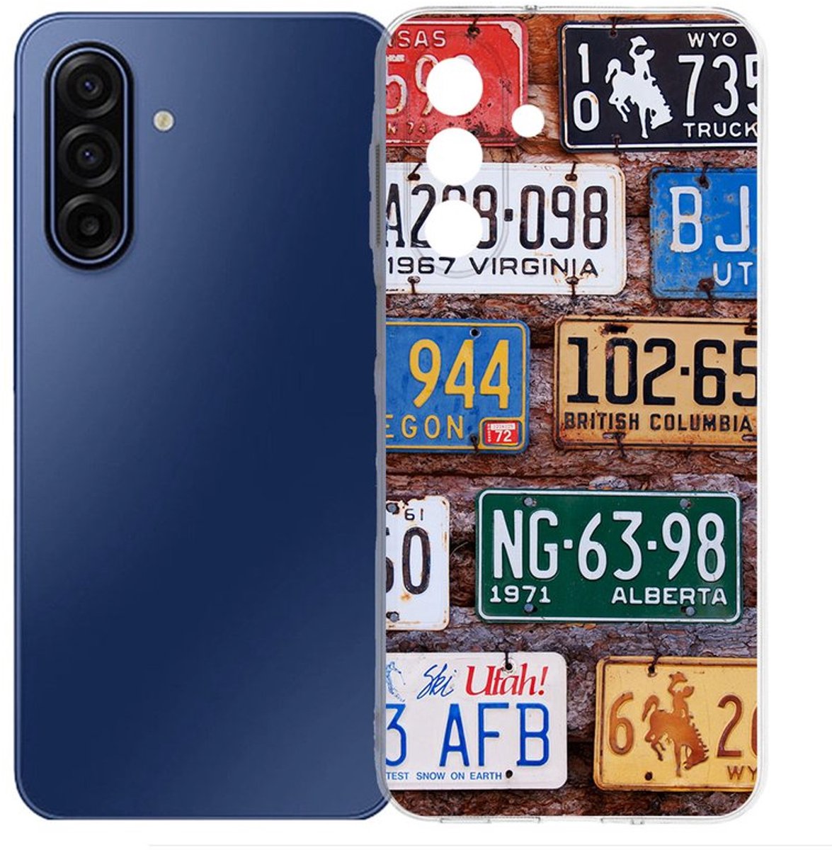 TPU Hoesje Samsung Galaxy A17 - Kentekenplaten Backcover