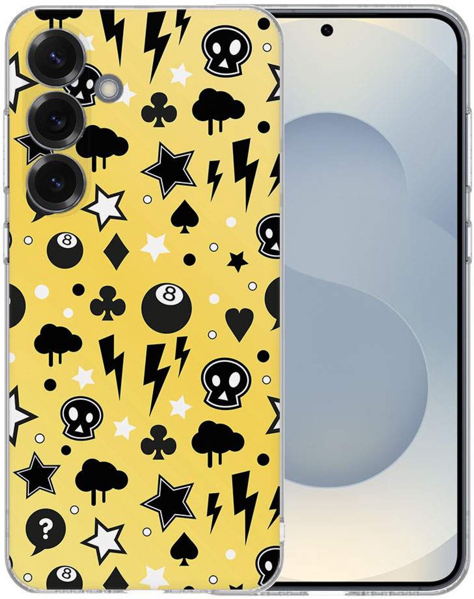 TPU Hoesje Samsung Galaxy S25 - Punk Yellow Backcover