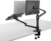 Witte universele muurbevestiging met zwarte Notebook Netbook Laptop Tablet PC adapter plate plank Model: L52W-IP3B