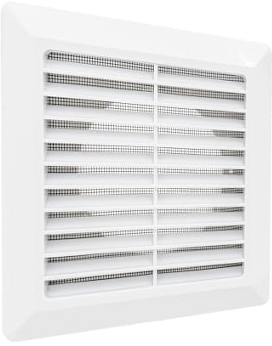 Ventilatierooster met Insectenbescherming en Ronde Aansluiting Ø100mm