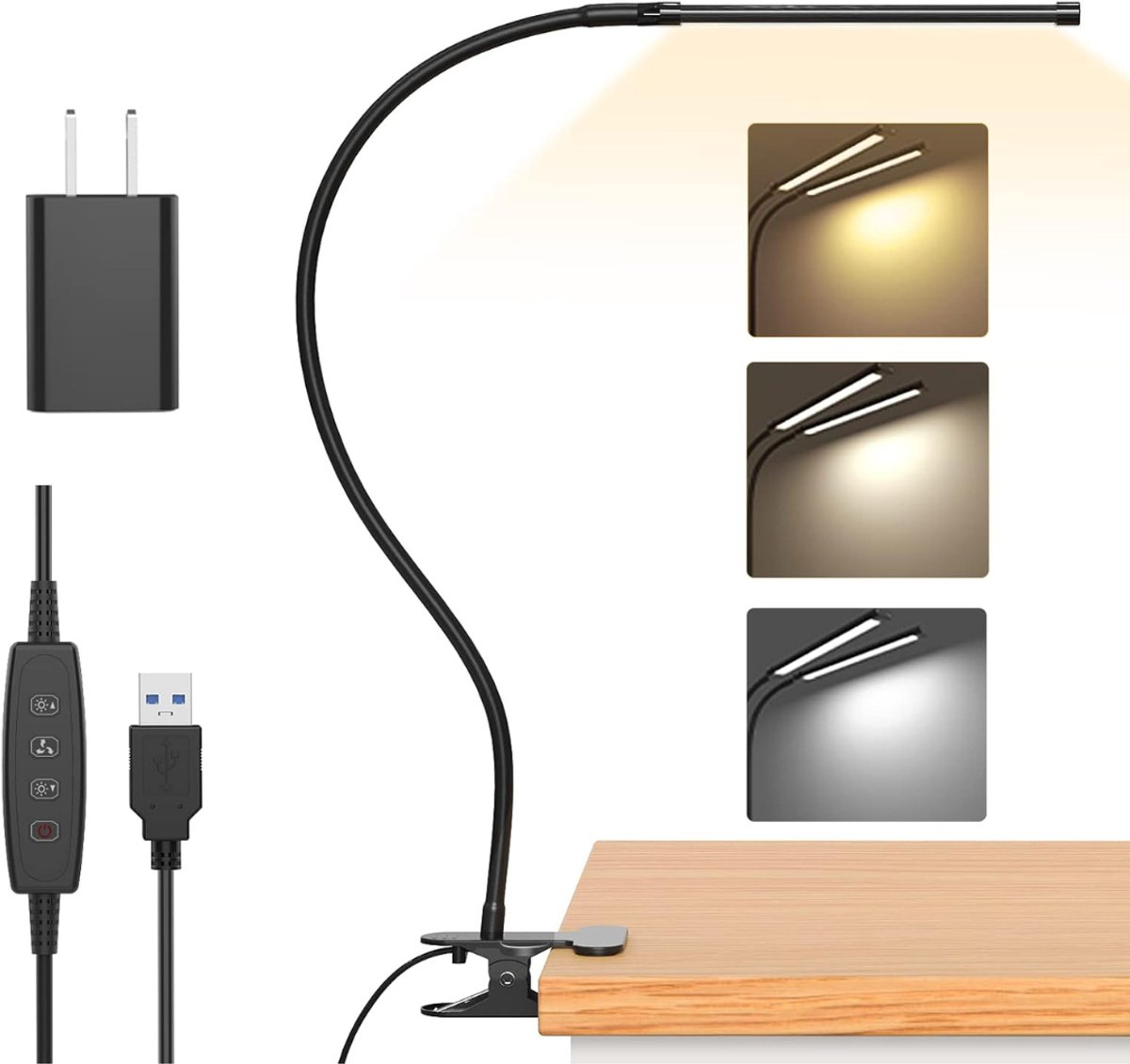 ZRSS® Daglichtlamp Hobby - Hobbylamp Schilderen - Bureaulamp Staand - USB Aansluiting