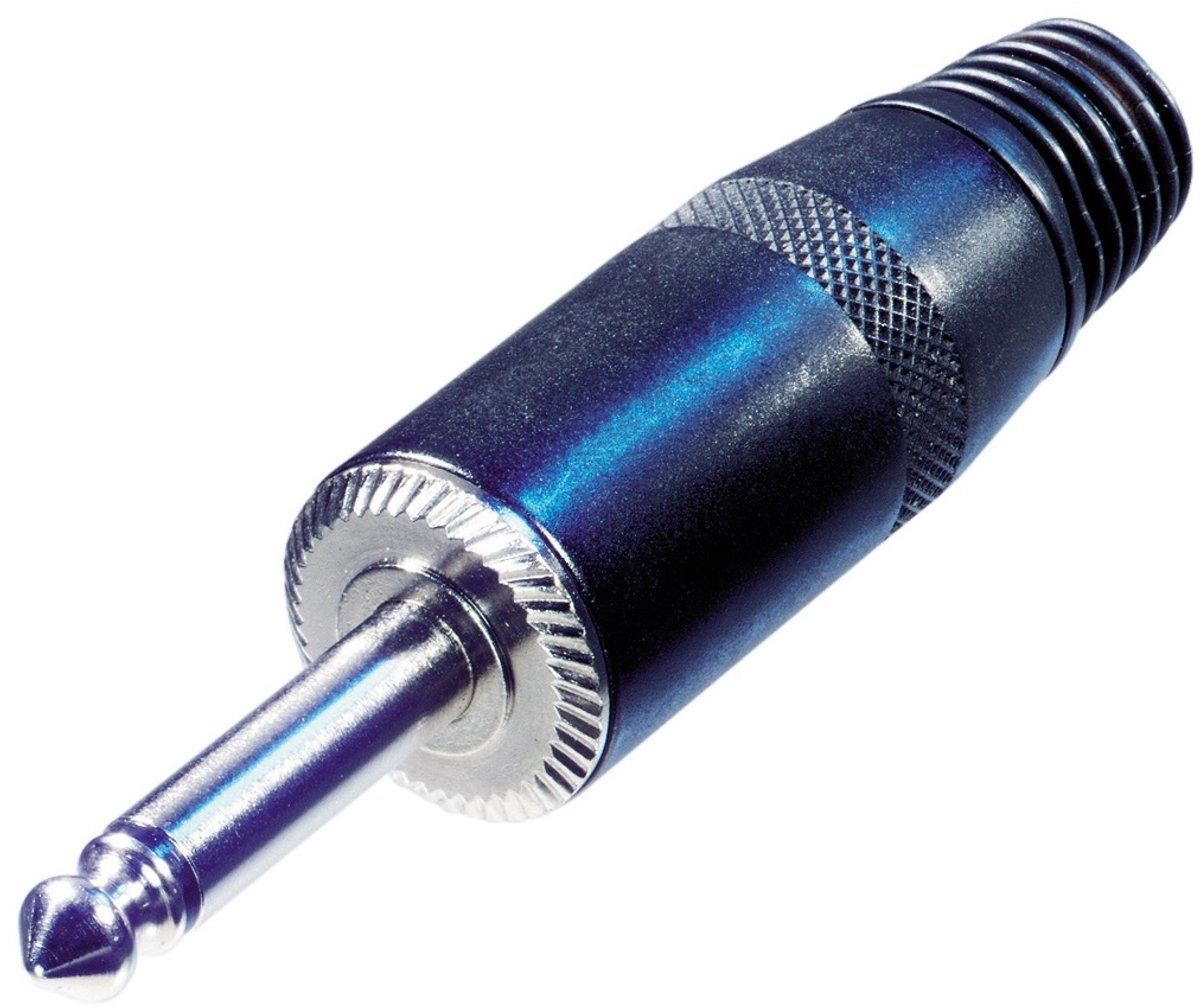 REAN NYS225B 6,35mm Jack (m) luidspreker connector / 2-polig / mono