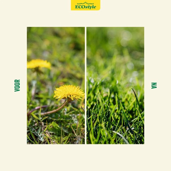 ECOstyle Ultima Onkruid & Mos Concentraat Afbreekbare Onkruidverdelger - Paden en Terrassen - Bestrijdt het Blad en de Wortels - 1020 ML van Merkloos	 — afbeelding 4