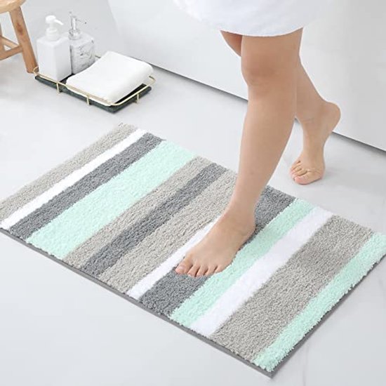 Vintage Café badmat 60 x 100 cm - antislip en wasbaar - trendy oosters