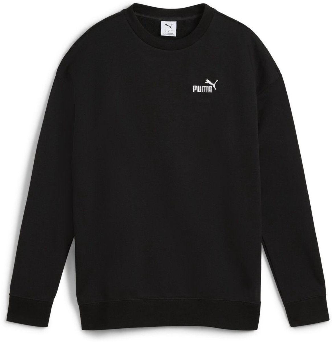 Puma Damen Crew Sweatshirt ESS Small No.1 Logo Relaxed Crew TR 684975 Puma -S Zwart