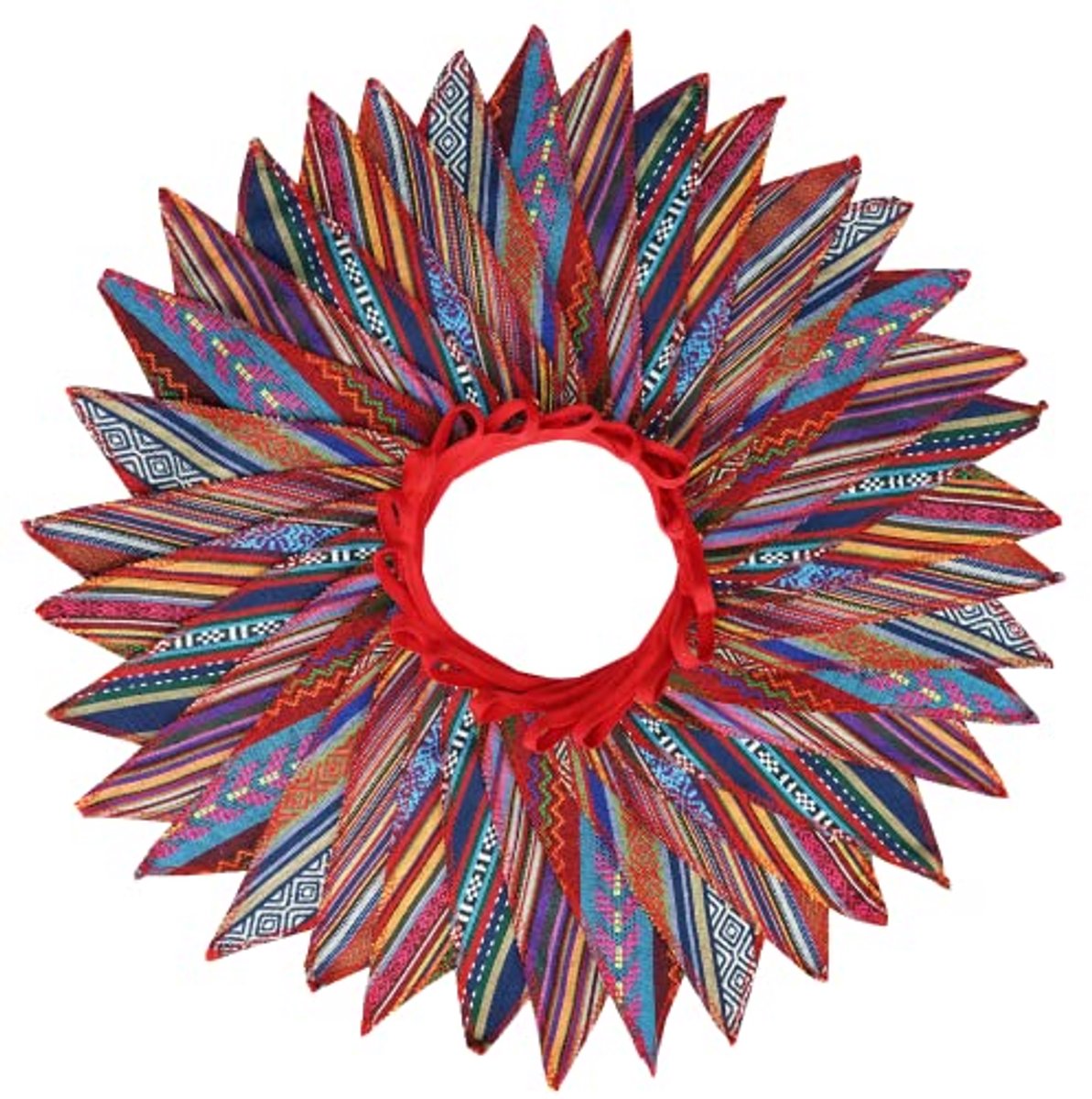 Boho Fabric Bunting - 10m Bohemian Outdoor Garland for Kids Room and Camping
