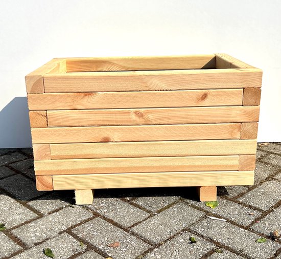 vidaXL Plantenbak - 50x50x50 cm - Geïmpregneerd Grenenhout Houten