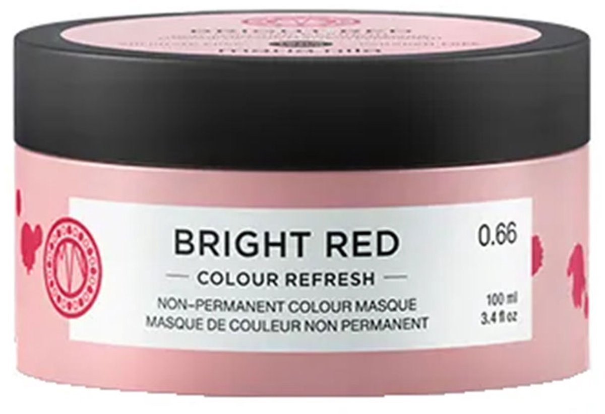 Maria Nila - Bright Red Color Refresh Mask - Gentle Nourishing Mask Without Permanent Color Pigments