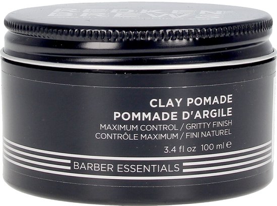 Redken Brews Clay Pomade – Voor een lange hold en een ruige, matte finish – 100 ml