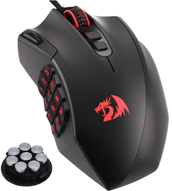 Jurrys Game muis - Gamen - Spelletjes - programmeerbaar - Knoppen - Muismat - 12400 DPI - 12 Zijmakro Toetsen