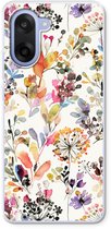 Case Company® - Hoesje geschikt voor OnePlus Nord CE5 hoesje - Wilde grassen - Soft Cover Telefoonhoesje - Bescherming aan alle Kanten en Schermrand