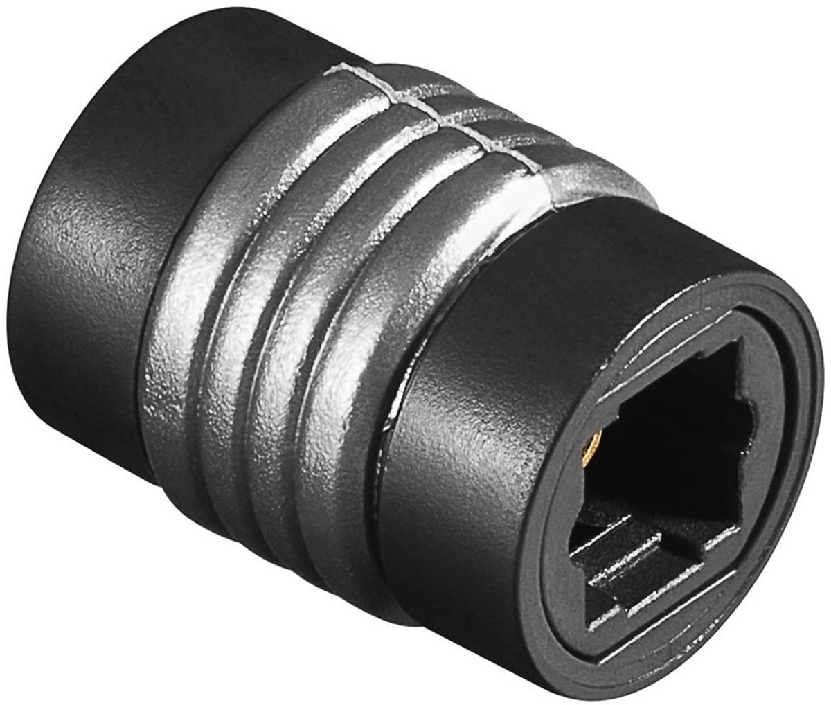 Digitaal optisch Toslink audio koppelstuk - passief / zwart