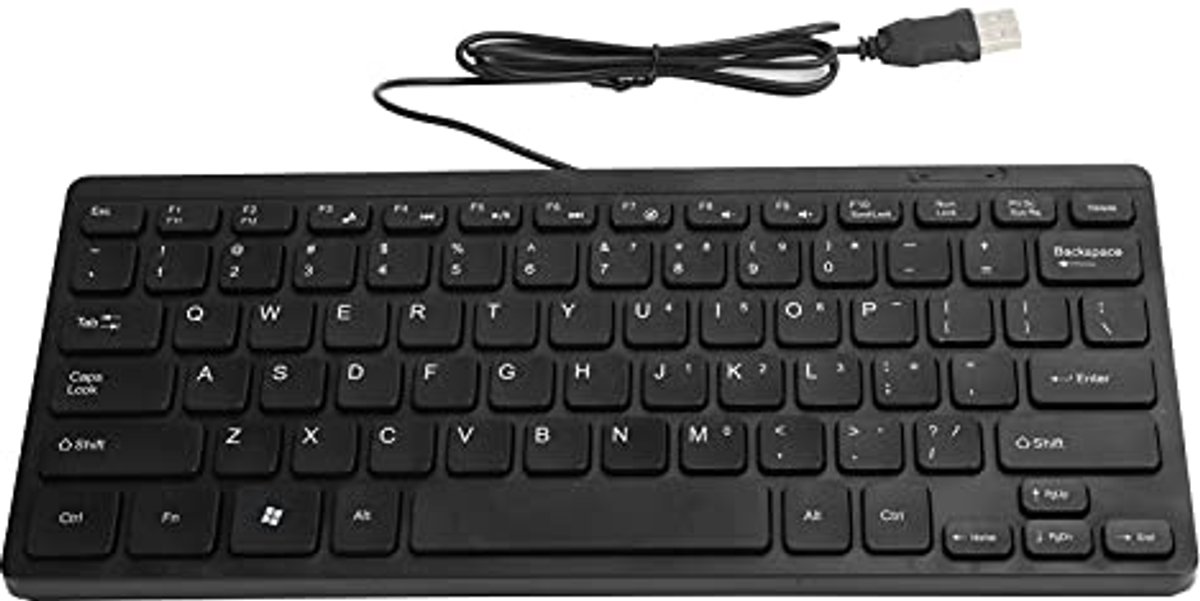 Compact Mini USB Keyboard voor Laptop - Waterdicht en Draagbaar Input Device