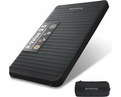 Northstrong | 2 persoons | automatisch opblaasbare super comfortabele matras | extra lang, breed en dik | 200 x 132 x 10