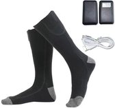 Verwarmbare sokken voor mannen en vrouwen, elektrische verwarmingssokken, 5 V, 5000 mAh, 2 USB-accu's met 4 warmte-instellingen, wasbaar tot 65 °C, wintersokken voor outdoor, werk, skiën, kamperen