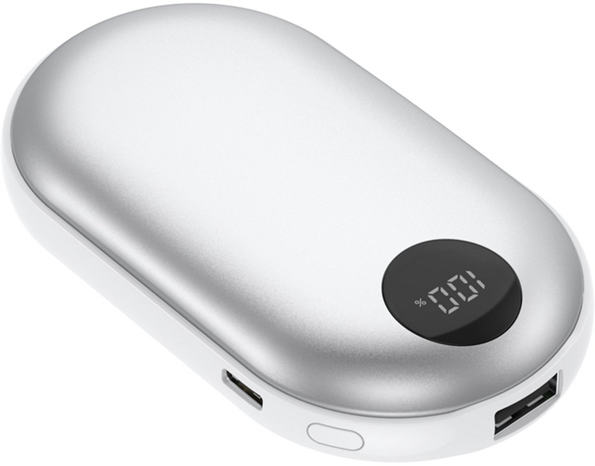Denver Powerbank met Handwarmer - 2-in-1 - LED indicator - USB-C - 4000mAh - Apple iPhone / Samsung - PBH4003S