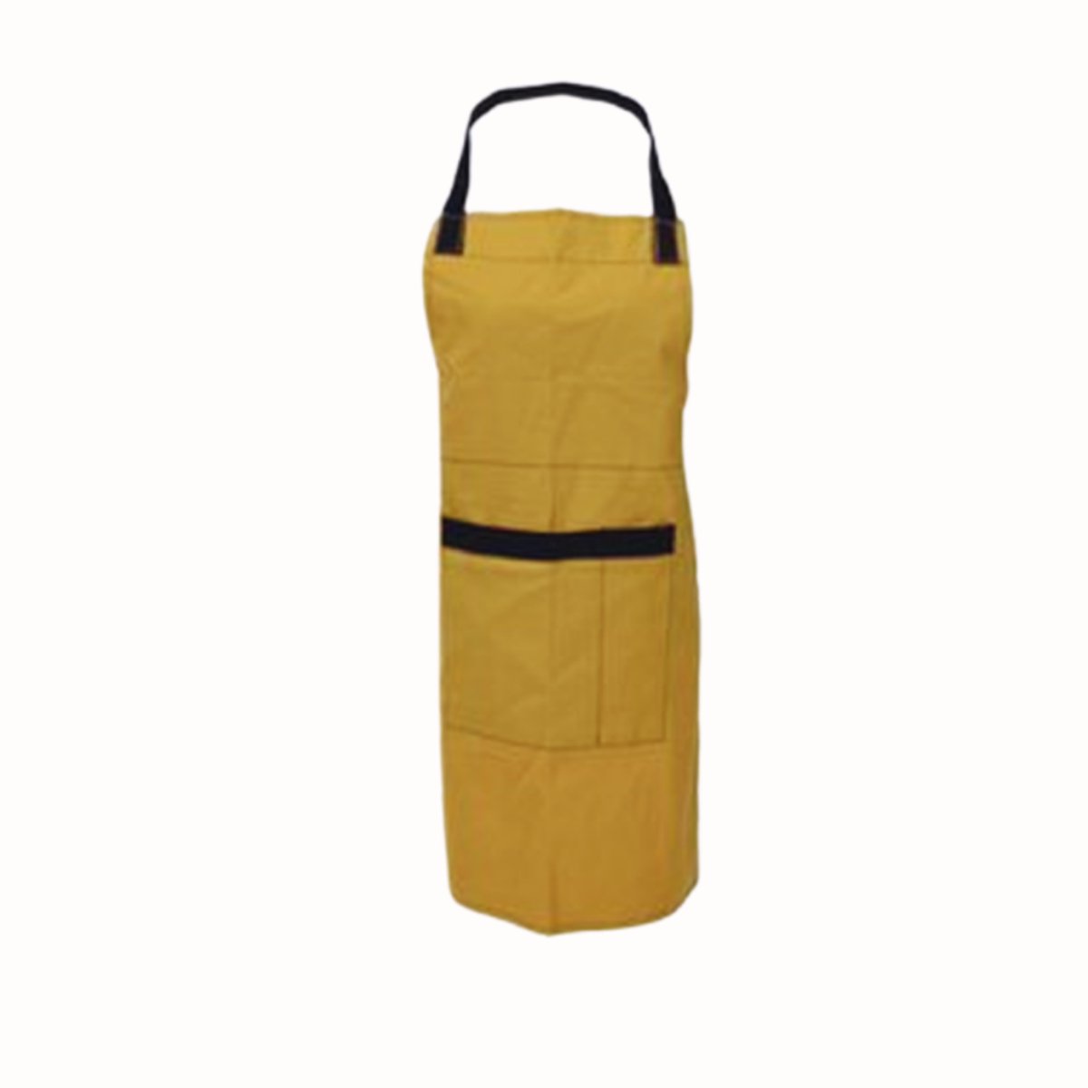 EH Canvas Schort – Unisex Keukenschort – Verstelbaar – Met Voorvak – Katoen – Geel