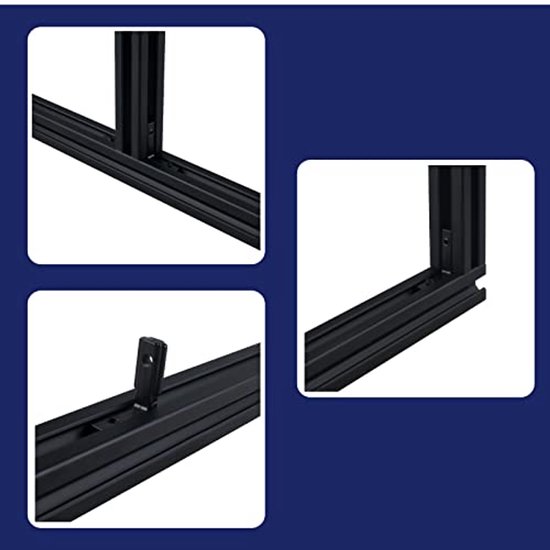 Clips voor kabelbevestiging aan constructieprofiel, snelle