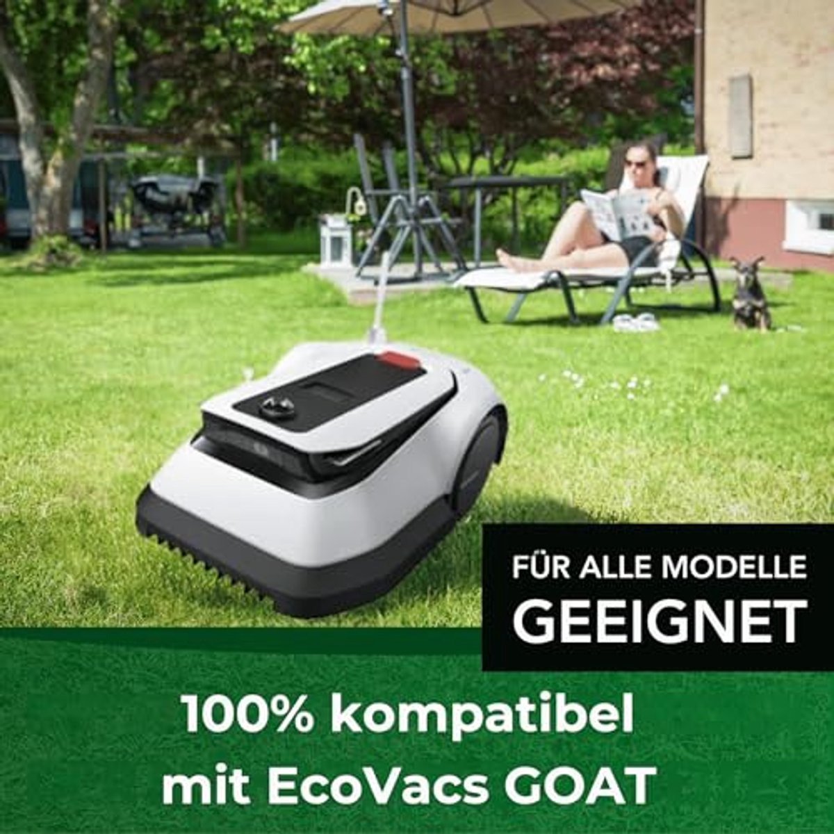 Afbeelding 3 van Roestvrijstalen vervangingsmessen voor robotmaaiers - Breukvast en duurzaam