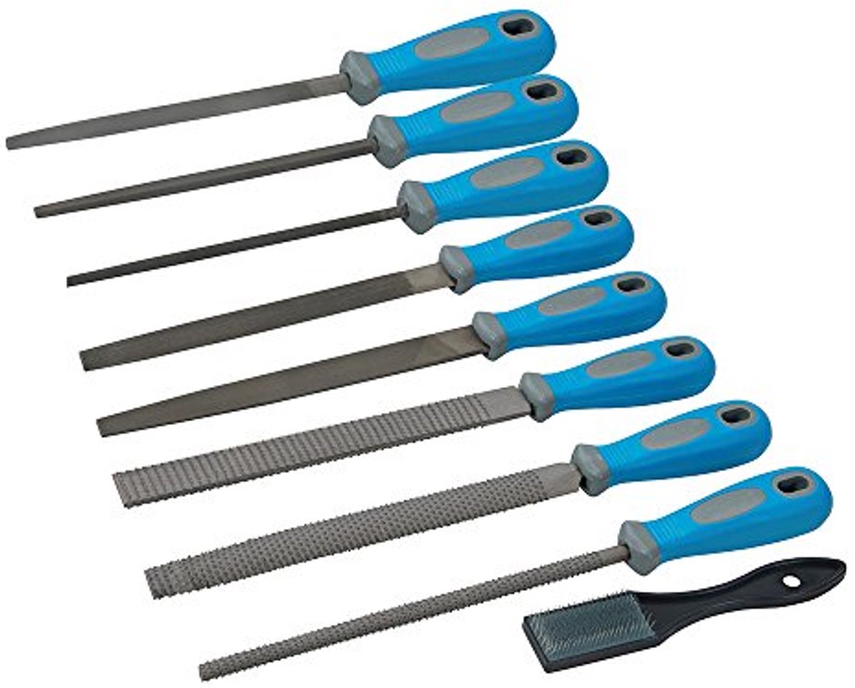 Vijl & Rasp Set 9 Stuks - Voor Precisie en Efficiëntie in Houtbewerking