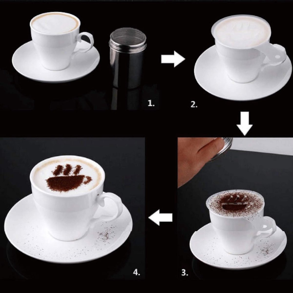 Melkopschuimer - Melkopschuimer elektrisch - Melkopschuimers - Melkopschuimer electrisch - USB oplaadbare melkopschuimer - 3-snelheden elektrische schuimmaker - Met roestvrijstalen garde - Voor koffie-cappuccino-latte-matcha-eiwitpoeder - Zwart — cadeau in Kookcadeaus - foto 5