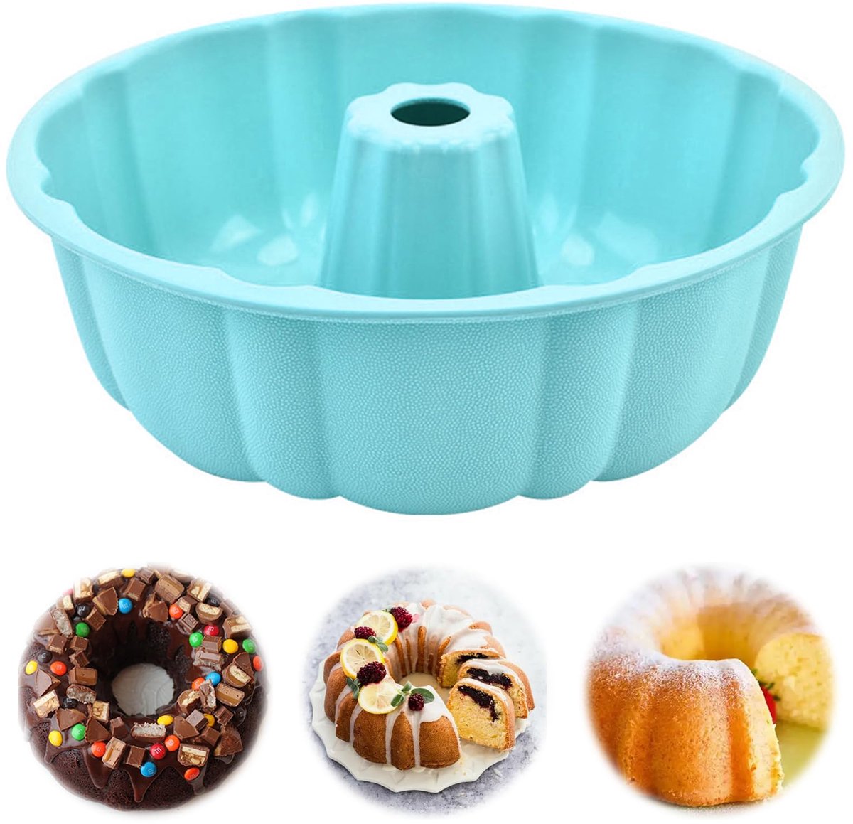 Ibenzoa® Flexibele siliconen bakvorm voor veelzijdig gebruik bij bakken en desserts