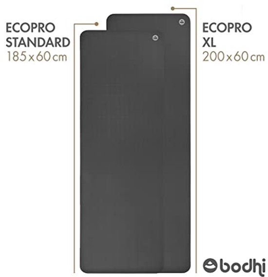 Yogamat XL, 100% natuurlijk rubber, antislip, ecologische mat voor yoga en pilates, extra lange 200 cm van Yogamat — afbeelding 2