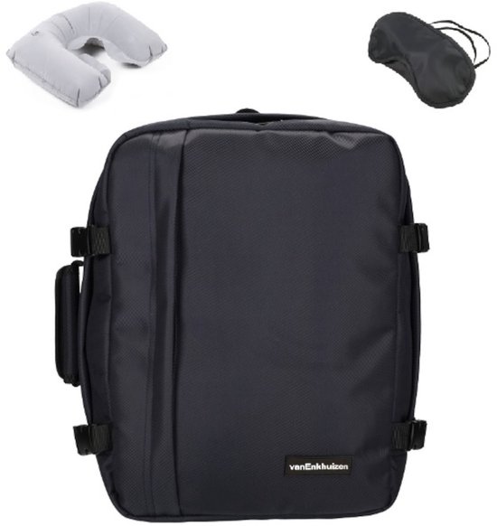 KLM & Transavia Rugzak 40x30x20 cm - Underseater - Handbagage Tas 40x30x20 - 15 inch Laptopvak - Donker Blauw
