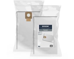 SQOON® Stofzuigerzakken geschikt voor Parkside Performance PPWD 30 - Gelijk aan model: 30381494, PPVFT 30 A1 - High Filtration voor industrieel gebruik