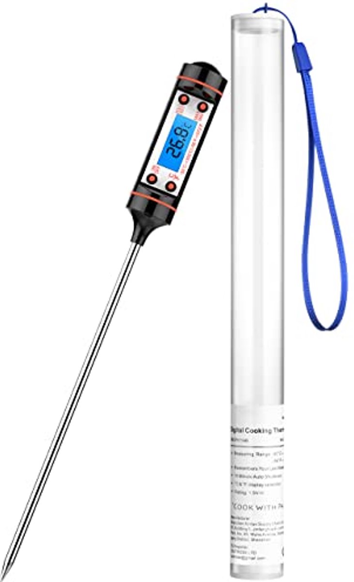 Keukenthermometer met Verlicht LCD-scherm