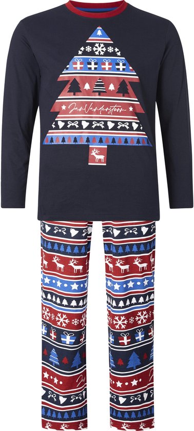 Jan Vanderstorm Pantalon De Pyjama Homme Anssi - Grand Tailles Jusqu'à 7XL, Confort Coton Doux, Élastique